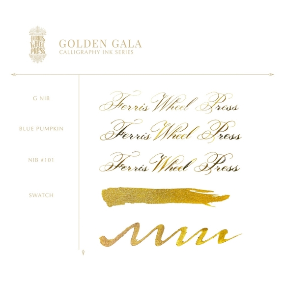⭐NIB! FWP | Golden Gala 28ml Calligraphy Ink - Picture 4 of 4